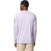 Columbia Men’s PFG Terminal Tackle Long Sleeve Shirt(Lavender Pearl/Black Logo)