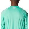 Columbia Men’s PFG Terminal Tackle Long Sleeve Shirt(Light Jade/Metal Logo)