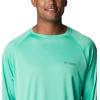 Columbia Men’s PFG Terminal Tackle Long Sleeve Shirt(Light Jade/Metal Logo)