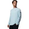 Columbia Men’s PFG Terminal Tackle Long Sleeve Shirt(Marine Light/Nocturnal Logo)