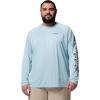 Columbia Men’s PFG Terminal Tackle Long Sleeve Shirt(Marine Light/Nocturnal Logo)