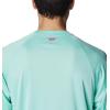 Columbia Men’s PFG Terminal Tackle Long Sleeve Shirt(Mint Cay/Bright Nectar Logo)