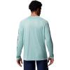 Columbia Men’s PFG Terminal Tackle Long Sleeve Shirt(Misty Jade/Shark Logo)