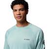 Columbia Men’s PFG Terminal Tackle Long Sleeve Shirt(Misty Jade/Shark Logo)