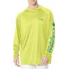 Columbia Men’s PFG Terminal Tackle Long Sleeve Shirt(Neon Light/Miami Logo)