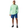 Columbia Men’s PFG Terminal Tackle Long Sleeve Shirt(Ocean Mint/White Logo)