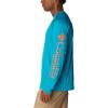 Columbia Men’s PFG Terminal Tackle Long Sleeve Shirt(Ocean Teal/Corange Logo)