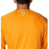 Columbia Men’s PFG Terminal Tackle Long Sleeve Shirt(Orange Blast/Black Logo)