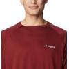 Columbia Men’s PFG Terminal Tackle Long Sleeve Shirt(Red Jasper/Cool Grey Logo)