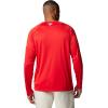 Columbia Men’s PFG Terminal Tackle Long Sleeve Shirt(Red Spark/White Logo)