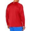 Columbia Men’s PFG Terminal Tackle Long Sleeve Shirt(Red Spark/White Logo)