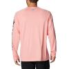 Columbia Men’s PFG Terminal Tackle Long Sleeve Shirt(Sorbet/Black Logo)