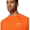 Columbia Men’s PFG Terminal Tackle Long Sleeve Shirt(Spark Orange/White Logo)