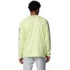 Columbia Men’s PFG Terminal Tackle Long Sleeve Shirt(Spring Yellow/Midnight Teal Logo)