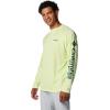 Columbia Men’s PFG Terminal Tackle Long Sleeve Shirt(Spring Yellow/Midnight Teal Logo)