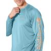 Columbia Men’s PFG Terminal Tackle Long Sleeve Shirt(Storm/Bright Nectar Logo)