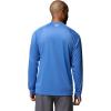 Columbia Men’s PFG Terminal Tackle Long Sleeve Shirt(Vivid Blue Heather/Bright Nectar Logo)