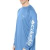 Columbia Men’s PFG Terminal Tackle Long Sleeve Shirt(White Cap/White Logo)