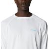 Columbia Men’s PFG Terminal Tackle Long Sleeve Shirt(White/Atoll Logo)