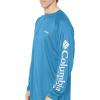 Columbia Men’s PFG Terminal Tackle Long Sleeve Shirt(Yacht/White Logo)