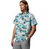 Columbia Mens PFG Trollers Best II Short Sleeve Shirt(Bright Nectar Saltwaters)