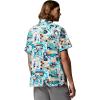 Columbia Mens PFG Trollers Best II Short Sleeve Shirt(Bright Nectar Saltwaters)
