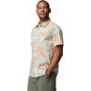 Columbia Mens PFG Trollers Best II Short Sleeve Shirt(Marine Light Floated)