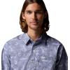 Columbia Mens PFG Trollers Best II Short Sleeve Shirt(New Moon Flatout)