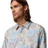 Columbia Mens PFG Trollers Best II Short Sleeve Shirt(Twilight Resort Time)