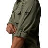 Columbia Men’s Silver Ridge Elite Long Sleeve Woven(Stone Green)