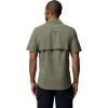 Columbia Men’s Silver Ridge Elite Short Sleeve Woven(Stone Green)