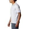 Columbia Men’s Skiff Cast Polo(Cool Grey/White Stripe)
