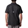 Columbia Men’s Super Slack Tide Camp Shirt Short Sleeve(Black Casted N Blasted)