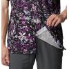 Columbia Men’s Super Slack Tide Camp Shirt Short Sleeve(Black Kona Kraze Print)