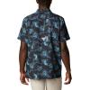 Columbia Men’s Super Slack Tide Camp Shirt Short Sleeve(Black Sails Away Print)