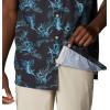 Columbia Men’s Super Slack Tide Camp Shirt Short Sleeve(Black Sails Away Print)
