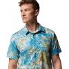 Columbia Men’s Super Slack Tide Camp Shirt Short Sleeve(Blue Echo Hooked Up)