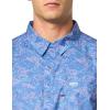 Columbia Men’s Super Slack Tide Camp Shirt Short Sleeve(Bluebell Keye Takeaway)