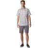 Columbia Men’s Super Slack Tide Camp Shirt Short Sleeve(Bluebell Ombre Check)