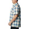 Columbia Men’s Super Slack Tide Camp Shirt Short Sleeve(Bright Nectar Multi Gingham)
