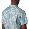 Columbia Men’s Super Slack Tide Camp Shirt Short Sleeve(Canyon Blue Palmeria)