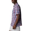 Columbia Men’s Super Slack Tide Camp Shirt Short Sleeve(Carbon Mid Gingham)