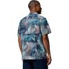 Columbia Men’s Super Slack Tide Camp Shirt Short Sleeve(Collegiate Navy Hooked Up)