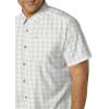 Columbia Men’s Super Slack Tide Camp Shirt Short Sleeve(Cool Grey Palaka Plaid)