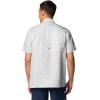 Columbia Men’s Super Slack Tide Camp Shirt Short Sleeve(Cool Grey Texas Time)