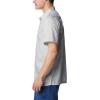 Columbia Men’s Super Slack Tide Camp Shirt Short Sleeve(Cool Grey Trout N About Print)