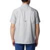 Columbia Men’s Super Slack Tide Camp Shirt Short Sleeve(Cool Grey Trout N About Print)