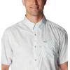 Columbia Men’s Super Slack Tide Camp Shirt Short Sleeve(Cool Grey Tunado Tonal)