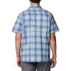 Columbia Men’s Super Slack Tide Camp Shirt Short Sleeve(Crushed Blue Ombre Check)