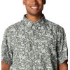 Columbia Men’s Super Slack Tide Camp Shirt Short Sleeve(Cypress Kona Print)